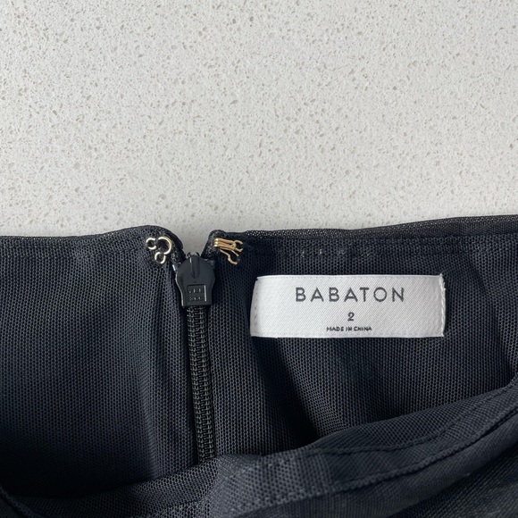 Aritzia Ten by Babaton Luxor Longsleeve Dress in Black - Picture 3 of 5